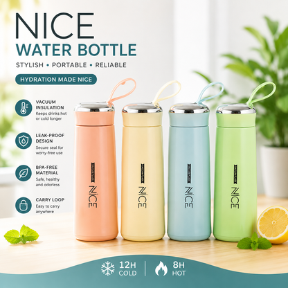 Stainless steel vacuum insulated water bottle 400ml - Saadiq.pk Pakistan