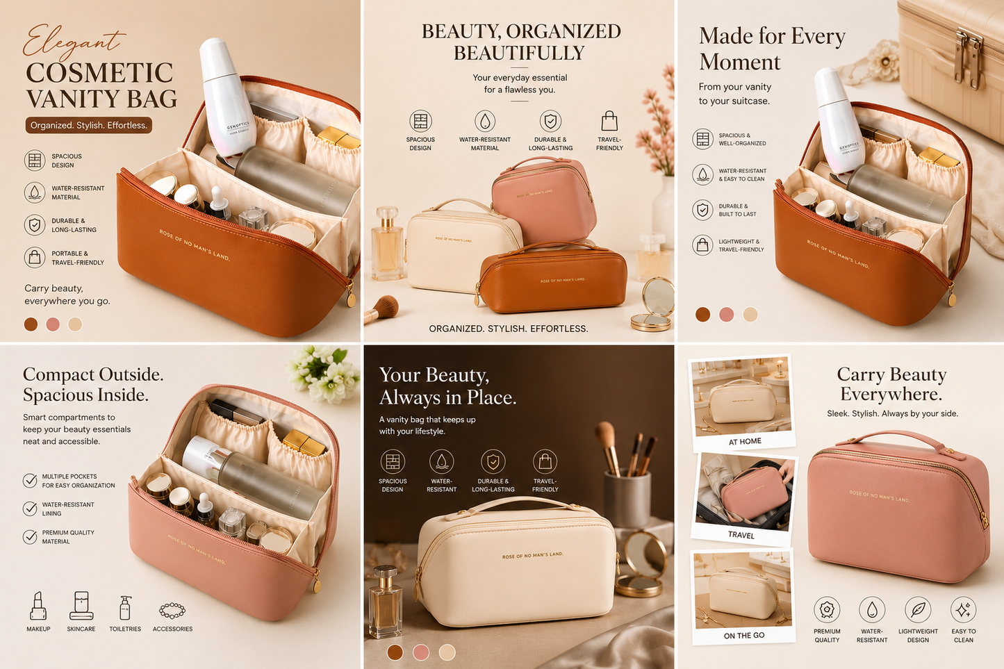 Elegant Cosmetic Vanity Bags – Saadiq.pk