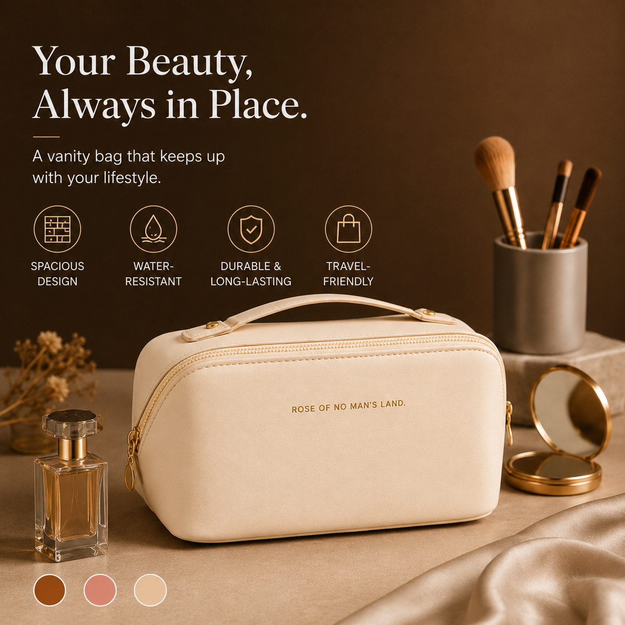 Elegant Cosmetic Vanity Bags – Saadiq.pk