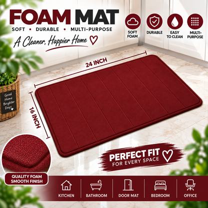 2PC Multi-Purpose Foam Mat | Soft & Durable Floor Mat