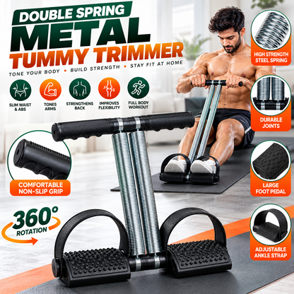 Double Spring Metal Tummy Trimmer