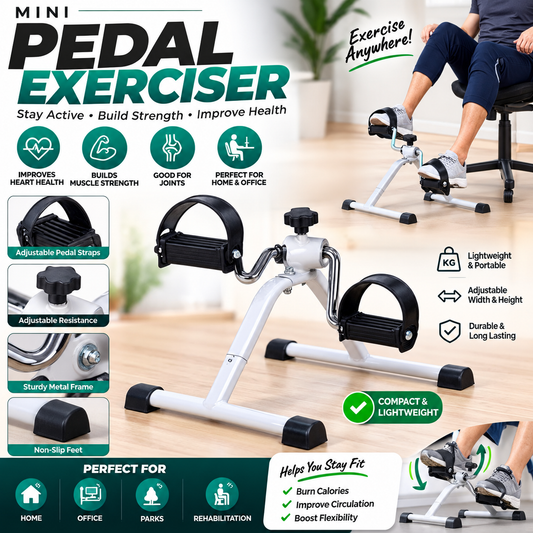 Portable Pedal Exerciser | Compact Physiotherapy Cycling Machine