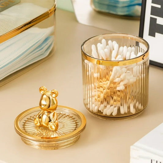 Cute bear cotton storage