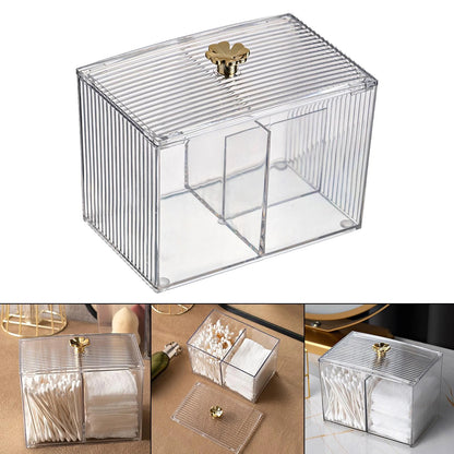Double Multifunction Makeup Cotton Pad Box – Vanity Organizer