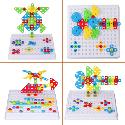 Drill & Design Construction Playset for Kids | DIY Building Toy Set (249 pcs)
