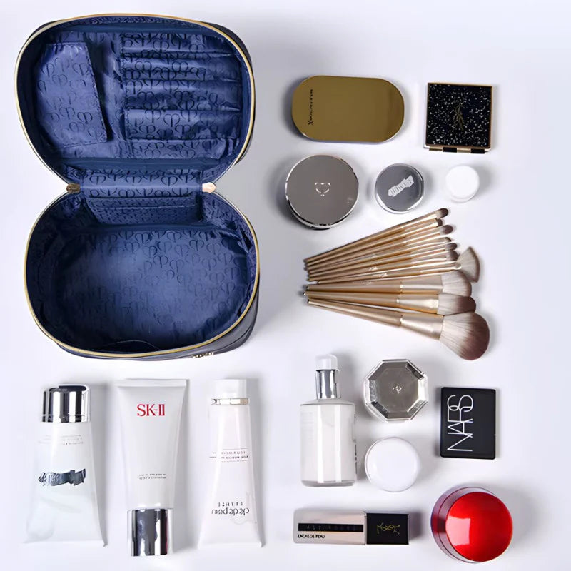 Portable Cosmetic Storage Bag – Large Capacity Makeup & Skincare Organizer for Travel