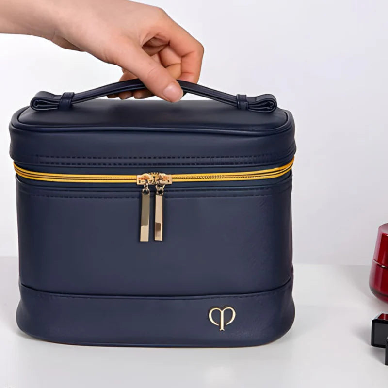Portable Cosmetic Storage Bag – Large Capacity Makeup & Skincare Organizer for Travel