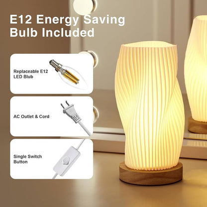 LED Vase Lamp – Decorative Night Table Light