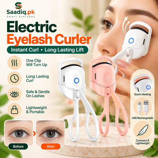 USB Rechargeable Eyelash Curler – Portable Heated Lash Curler