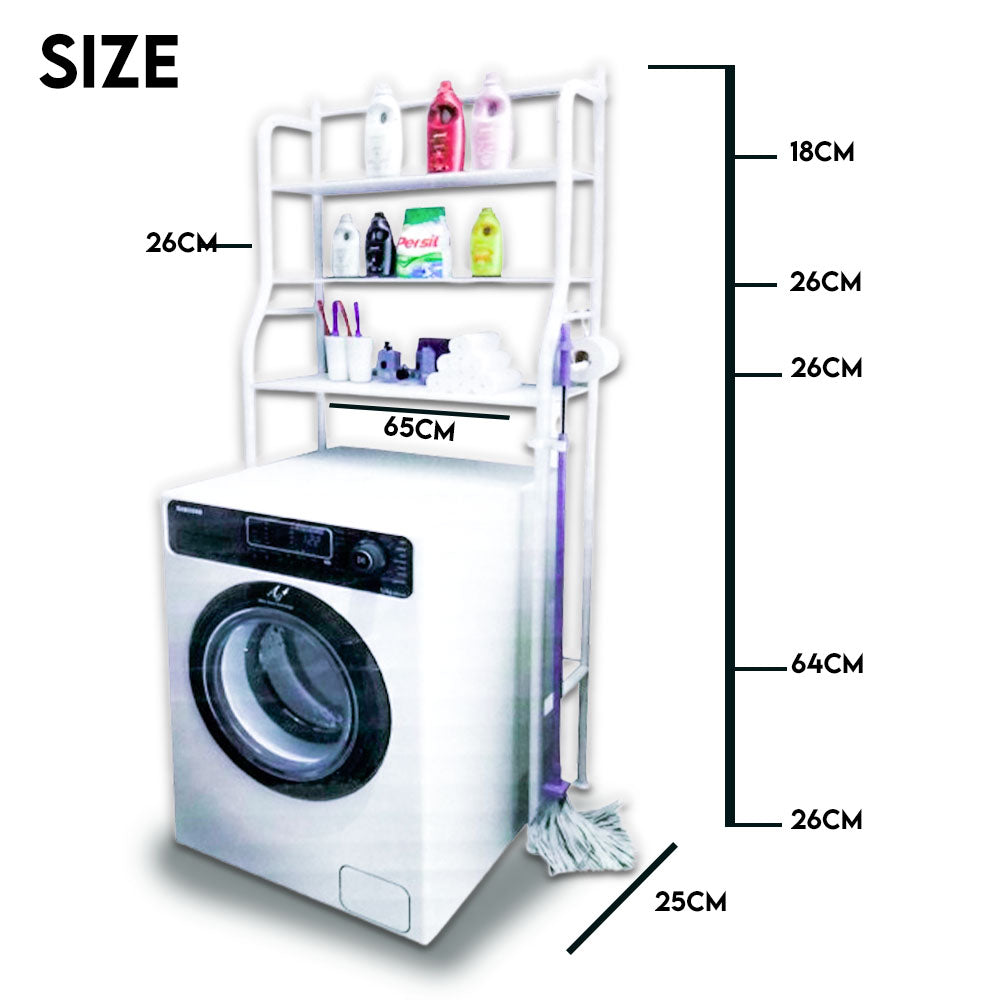 Space-Saving Laundry Organizer Shelf