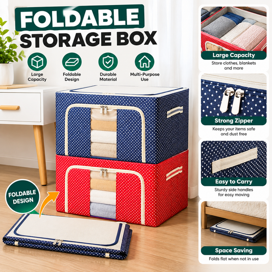 Foldable, Waterproof, Large Capacity, Transparent Design Box