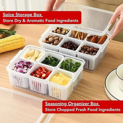 Food & Vegetable Storage Box With Lid