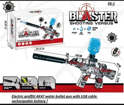 Gel Ball Blaster Toy Gun with Water Beads – Electric Soft Gel Shooter for Target Practice
