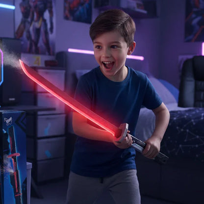 LED Light-Up Toy Sword for Kids – Futuristic Glow Sword with Sound Effects