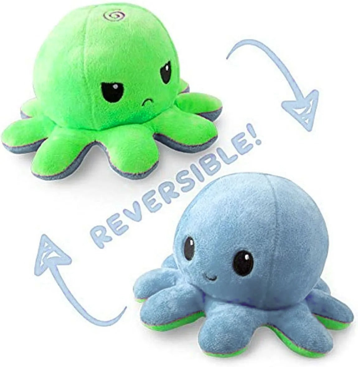 Reversible Octopus Plush Toy