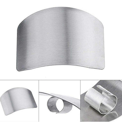 Stainless Steel Finger Guard – Portable Safe Vegetable Cutting Tool