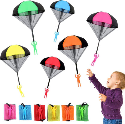 Tangle-Free Skydive Parachute Toy Set – Outdoor Throwing Flying Toys for Kids