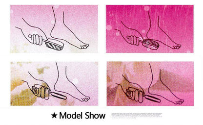 4 in 1 Pedicure Brush – Foot Scrubber, Pumice, Nail Cleaner & Callus File