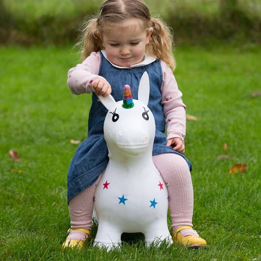 Happy Hopper Inflatable Jumping Toy for Kids – Animal Bouncing Ride-On