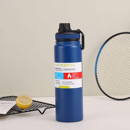 Vacuum Insulated Stainless Steel Water Bottle – Hot & Cold Leak Proof Flask 800ML