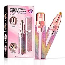 Blawless 2-in-1 Trimmer – Battery Operated Nose, Ear & Eyebrow Hair Remover