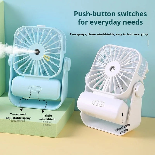 Desktop Mist Fan Portable USB Cooling Fan