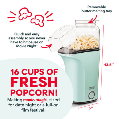 16 Cup Hot Air Popcorn Maker