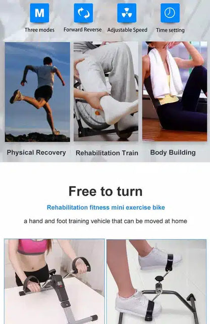 Portable Pedal Exerciser | Compact Physiotherapy Cycling Machine