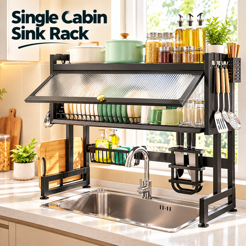 Over The Sink Rack for Kitchen – Multi-Functional Kitchen Storage Organizer