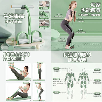 Rubber Pull FlexTrim 360 Tummy Trimmer Abs Exerciser