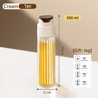 500ml Oil Bottle – Automatic Opening & Closing Dispenser