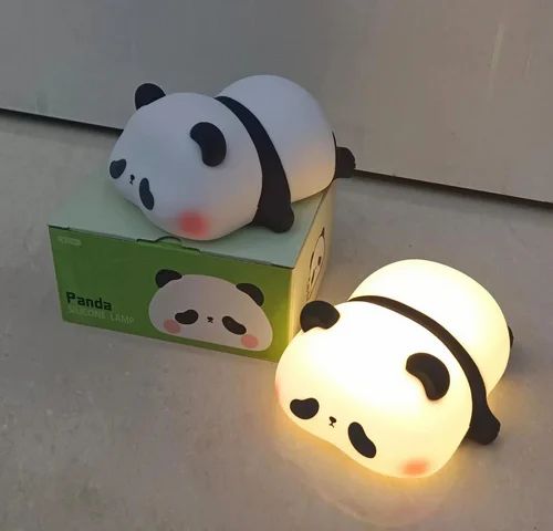 Panda Night Light – Soft Silicone LED Rechargeable Lamp for Kids