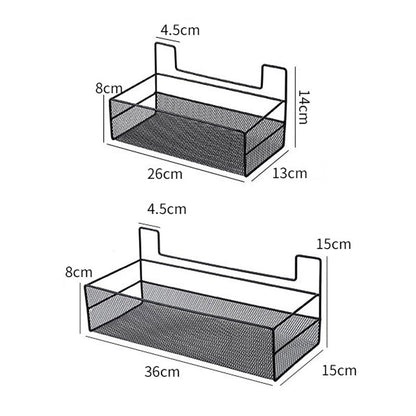 Self Adhesive Iron Rack – No Drill Wall-Mounted Storage Shelf