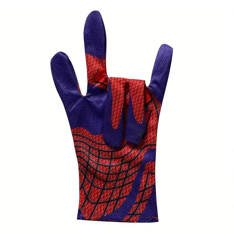 Spiderman Style 8-Shot Foam Dart Blaster Toy Gun with Gloves – Soft Bullet Shooting Toy for Kids