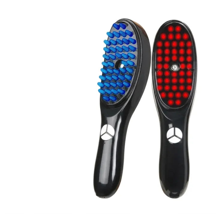 LED light hair massage brush - Saadiq.pk Pakistan