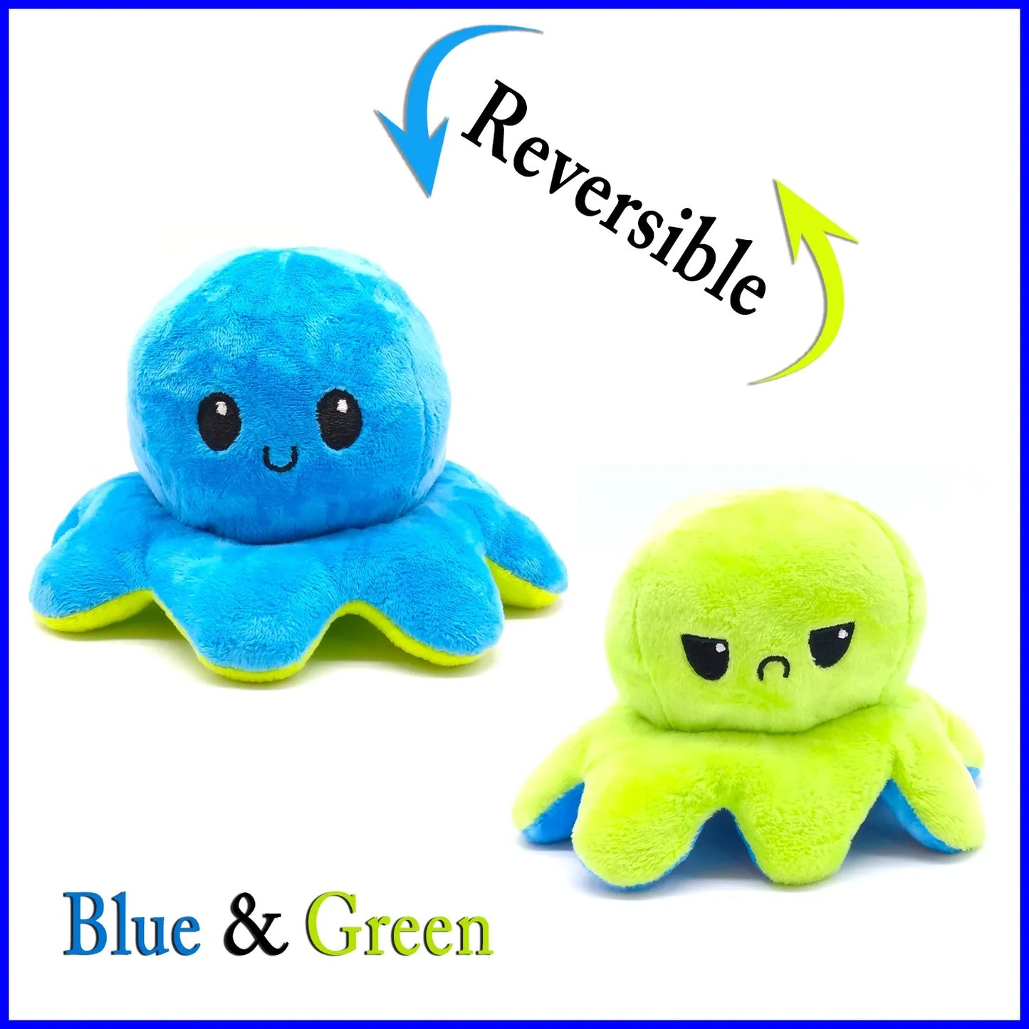Reversible Octopus Plush Toy