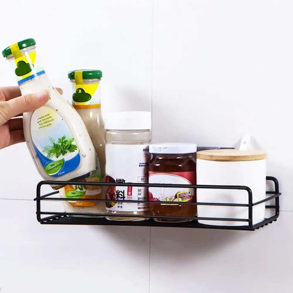 Self-adhesive Wall-Mounted Iron Shelf