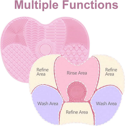 Silicone Makeup Brush Cleaner Pad – Portable Cleaning Mat for Brushes