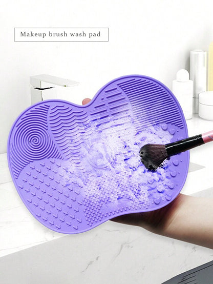 Silicone Makeup Brush Cleaner Pad – Portable Cleaning Mat for Brushes