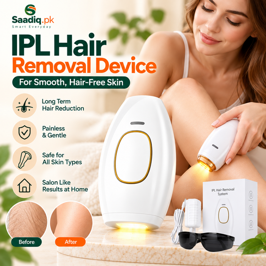 IPL Hair Removal Device for Home Use – Light-Based Hair Removal Machine