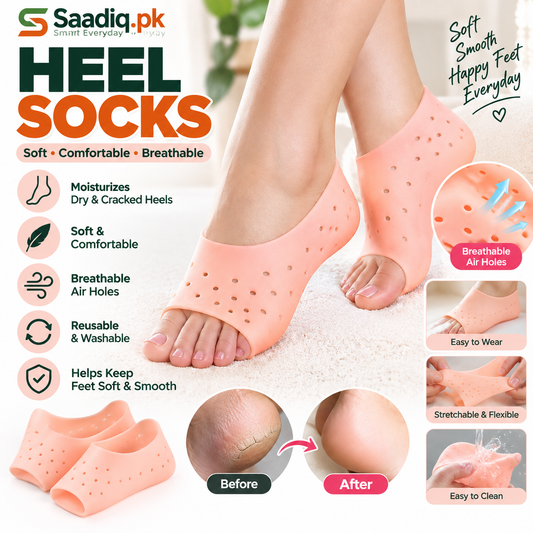 Silicone Moisturizing Gel Socks | Soft Heel Cracked Repair Socks
