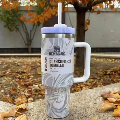 Marble vacuum insulated tumbler keeps drinks cold - Saadiq.pk Pakistan