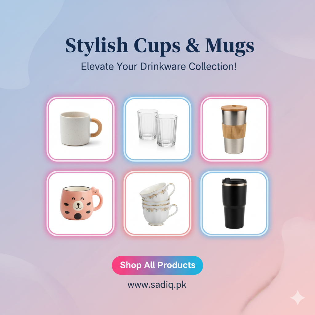 Stylish Cups & Mugs
