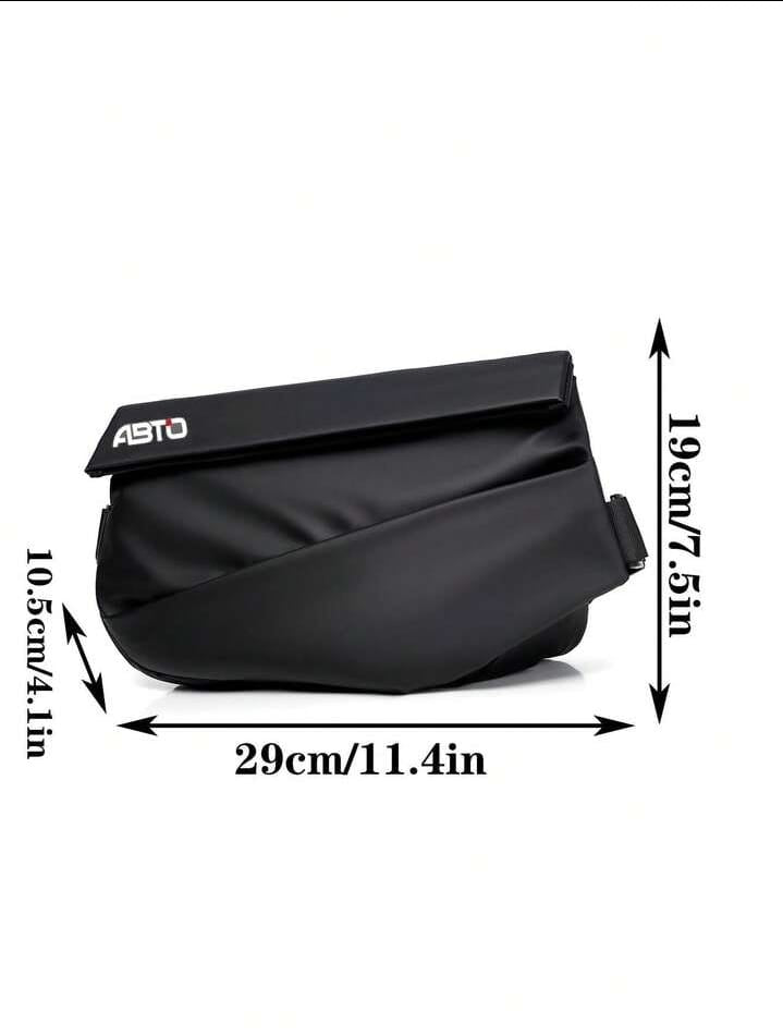 Multi Pockets Shoulder Bag - Sling Bag Crossbody Motorcycle Backpack for Men