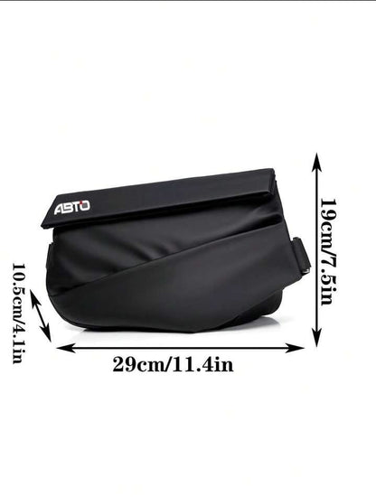 Multi Pockets Shoulder Bag - Sling Bag Crossbody Motorcycle Backpack for Men