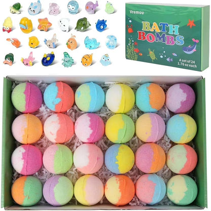 Bomb Gift Set with Surprise Toys – Colorful Fizzy Bath Bombs (1PC)