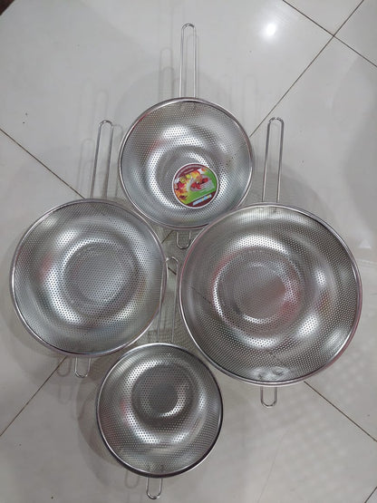 Rice Bowl Strainer – Stainless Steel Multi-Purpose Drain Basket
