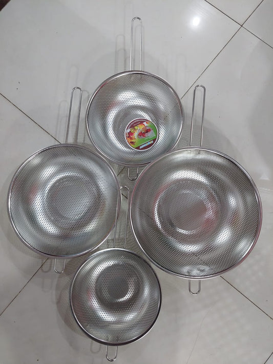 Rice Bowl Strainer – Stainless Steel Multi-Purpose Drain Basket