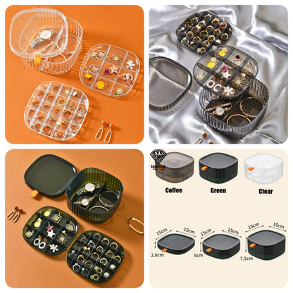 3 Layers Acrylic Transparent Jewellery Organizer