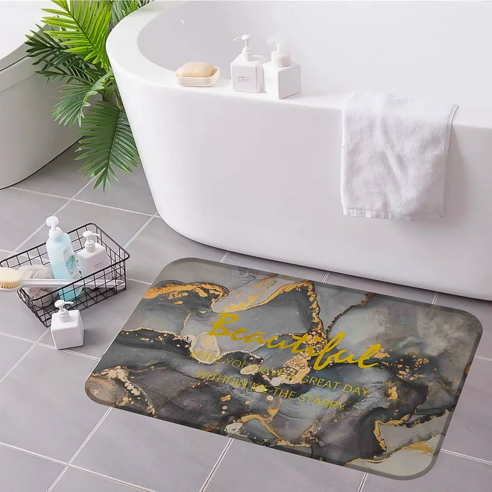 Artistic Bathroom Mat